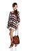 Retro Style Native American BOHO Poncho Fits US Size 2 - 6 (Item# 834)