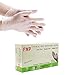 Fit Meal Prep 100 Pack Disposable Latex Free Medium M Vinyl Food Prep Gloves - Powder Free, Ideal for Kitchen, Bathroom, Household, Gardening