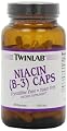 Twinlab Niacin (B-3) 1000mg, 100 Capsules (Pack of 3)