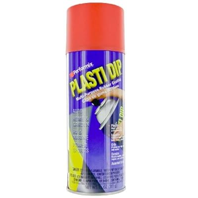 Plasti Dip Performix 11201-6PK Red Multi-Purpose Rubber Coating Aerosol - 11 oz, (Pek 6)