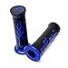 HTTMT XH4067-BLUE-22 WATERCRAFTS Flame Gel Style Grips Blue (7/8 Inches Both Side)