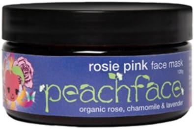 Peachface Tween Rosie Pink Face Mask with Organic Rose, Chamomile and Lavender, 120 Gram