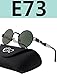 CGID E73 Retro Steampunk Style Inspired Round Metal Circle Polarized Sunglasses for Women Men