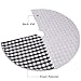 S-DEAL 48 Inches Christmas Tree Skirt Black and White Plaid Buffalo Double Layers Checked Deco for Holiday Party Mat Xmas Ornaments