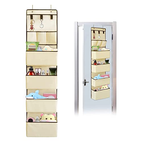 DonYeco Over The Door Organizer Hanging Door Organizer 7 Pockets Wall
