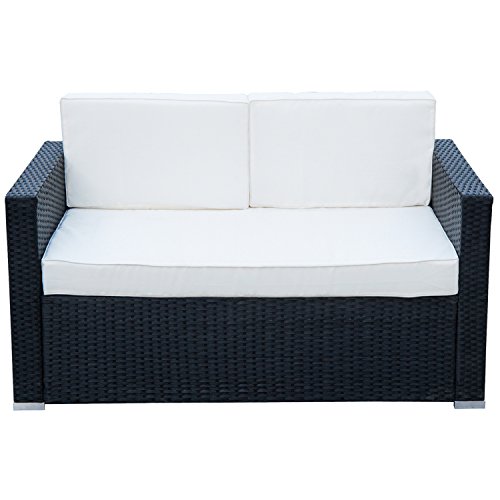 4 Outsunny+Cushioned+Sectional+Conversation+Furniture