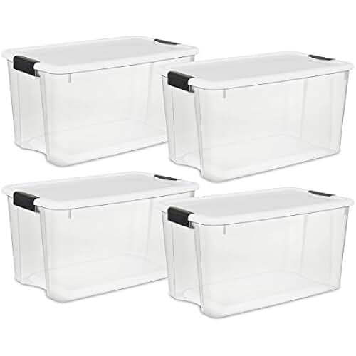 plastic storage bins
