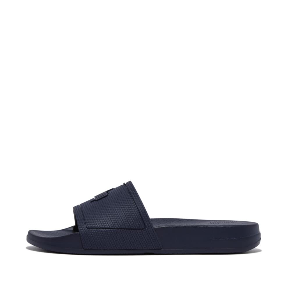 FitFlop EQ3399-040 iQUSHION Slides Midnight Navy US06