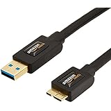 AmazonBasics USB 3.0 Cable - A-Male to Micro-B - 9 Feet (2.7 Meters)