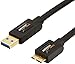Amazon Basics USB 3.0 Cable - A-Male to Micro-B - 9 Feet (2.7 Meters)