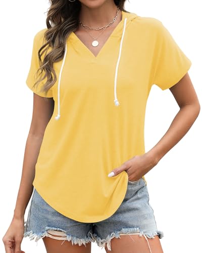 Poetsky Ladies V Neck Short Sleeve Tee