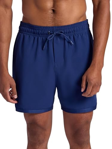 Gaiam Men’s Lunge 5” Short, Standard Fit, Stretch Lightweight Material, Moistur…