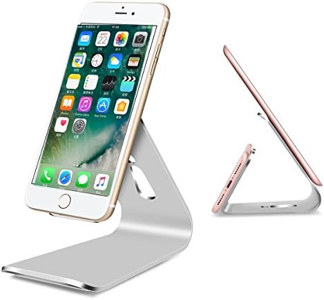 Manun Cell Phone stand,Nano Multi-Purpose Gel Pad Sticks to Any Flat Surface - Cell Phone Stand/Holder for all Smartphone,iPhones,iPads,and other Tablets- Sliver