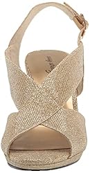 Easy Street Women's Christy Heeled Sandal, Gold