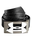 Under Armour Men's Silicone Belt, Black/Graphite, One Size
