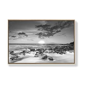 Canvas Wall Art for Living Room, Bedroom Seaside Framed Canvas Prints for Home Decoration Ready to Hang - 16x24 inches