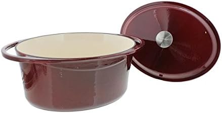 La Maison Cast Iron Oval Casserole Pan
