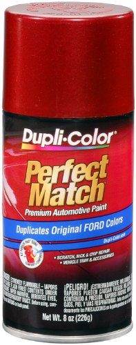 Dupli-Color EBFM03177 Electric Currant Red Metallic Ford Exact-Match Automotive Paint - 8 oz.