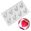 Ziyero 3D-diamantvorm, taartvorm, doe-het-zelf, kerstdecoratie, zeepvormen, versiering, keukenhulp, duurzaam, veilig…