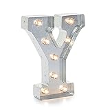 Darice Silver Metal Marquee Letter 9.875