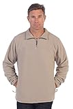 Gioberti Mens Half Zip Polar Fleece Jacket