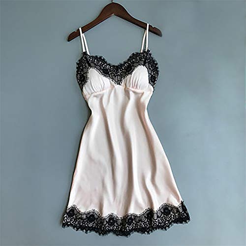 Women's Lingerie Intimates, WANQUIY Nightwear Underwear Robe Babydoll Sleepwear Dress Bodysuit Sleepwear Beige