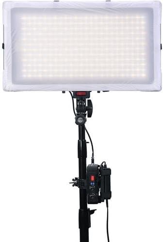 Ledgo Versatile Bi-Color LED Mat Single-Light Kit, Includes Versatile Mat, Single-Light Aluminum Frame with Stand Mount, Diffuser, Padded Carrying Case