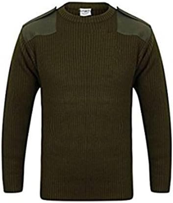 MILSPEC SURPLUS Mens Crew Neck Military Army Security Police Pullover Jumper Sweater Knitwear