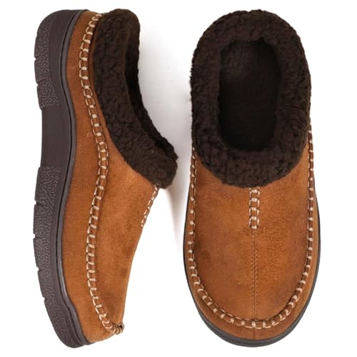 Zigzagger Men's Moccasin Slippers