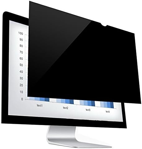 SIKKIY 23 Inch (Diagonally Measured) Computer Privacy Screen Filter - 16:9 Aspect Ratio - for Widescreen Computer Monitor - Anti-Glare - Anti-Scratch Protector Film for data confidentiality