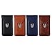 Soft Leather 2 Pouches Phone Bag, EpicGadget Vertical Belt Waist Pouch Bag Belt Loops Belt Clip on for Apple iPhone/Samsung Galaxy/Smart Phone (Black)