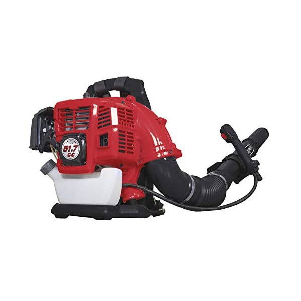 Scheppach Benzin Laubbläser LB5200BP | Anti-Vibrationssystem | 51,7 cm³ 2-Takt-Benzinmotor 1400W | Luftgeschwindigkeit… – Bild 5