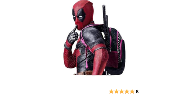deadpool pink backpack