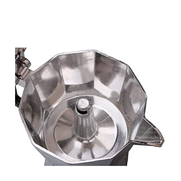 Kaffeemaschine Aluminium Mokka Espresso Espressokocher Topf Stovetop Kaffeemaschine Pot Brewer Moka Topf 1 Tasse / 3cup… – Bild 6