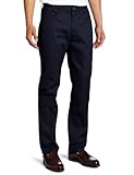 Lee Uniforms Men's Slim straight 5 pocket pant, Navy, 32Wx30L