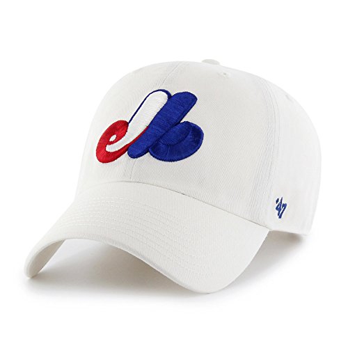 Montreal Expos Cooperstown Clean Up Cap (White)