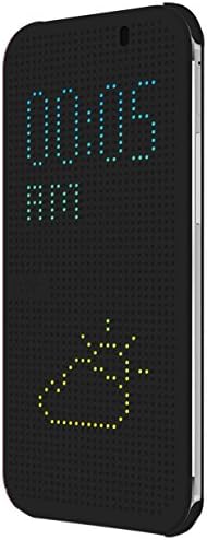 HTC A9 Case,Dot view flip case-Black