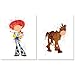 Toy Story Wall Art, Woody and Buzz Lightyear Posters, Colorful Toy Story Room Decor, Nursery and Bedroom Decorations, Movie Prints - Unframed Set of 8 (8x10