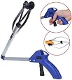 Housolution Pince De Ramassage 43 Pouces Pliable Avec Aimants - Outil Aide Handicapé Aluminium - Bleu