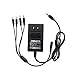 EWETON Security Camera Power Adapter 12V 2.5A 100V-240V AC to DC 2.1x5.5mm w/ 4-Way Power Splitter Cable FCC Certified LED Power Adapter Transformers-Fits Analog/AHD DVR/Camera, RGB LED Strip Lights primary