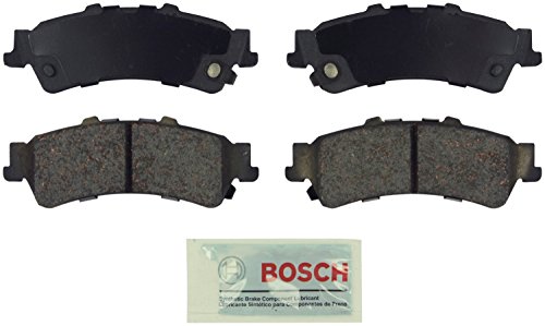 Bosch BE792 Blue Disc Brake Pad Set for Cadillac DeVille, DTS, Escalade; Chevrolet Astro, Avalanche 1500, Silverado 1500, Suburban 1500, Tahoe; GMC Safari, Sierra 1500, Yukon, Yukon XL 1500 - REAR