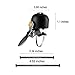 RockBros Bike Bell for Adults Black Retro Mantis Shape Cycling Handlebar Bell Horn Black