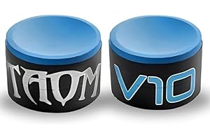 Y2PLAY Taom V10 Blue Professional Pool/Billiard Cue Chalk - 2 Pack