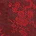 Jewelry Roll Clutch Large - Silk Jacquard (Chili Red)