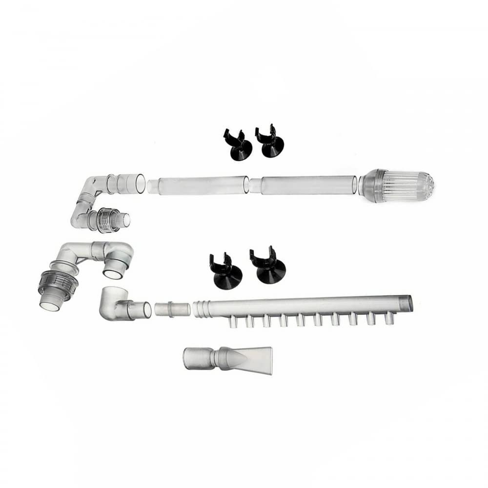 DONGKER Aquarium Water Inflow Outflow Tube,Fish Tank Canister Filter Inlet Outlet Hoses for 12/16Aquarium Hose HW-603B/602B,E250/300/600,CF600/800