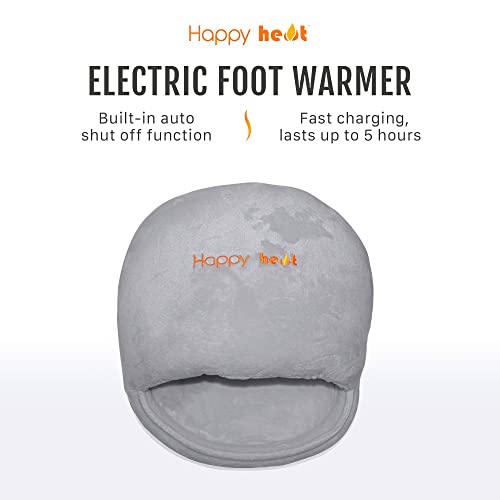 Happy Heat Cordless Foot Warmer for Swollen and Sore Feet, Soothing