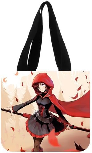 Cool Anime Girl Holding A Soul Cutter Custom Carrying Shopping Grocery Tote Bag Multi Purpose Durable Material Handbag Bag 12.2" x 11" x 3.3" Twin Sides