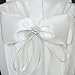 TOOGOO(R) Faux Pearl Flower Wedding Flower Girl Basket Bowknot Decor Ivory