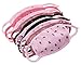 Set of 10 Cute Anti Dust Pollution Latex Free Cotton Bowknot Crown Starry sky Face Mouth Mask For Women Girls
