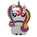 Rainbow Unicorn iPhone 7 Plus Case, XINSIR Cute 3D Cartoon Animal Horse Soft Silicone Case Rubber Back Cover Skin for Apple iPhone 7 plus 5.5inch